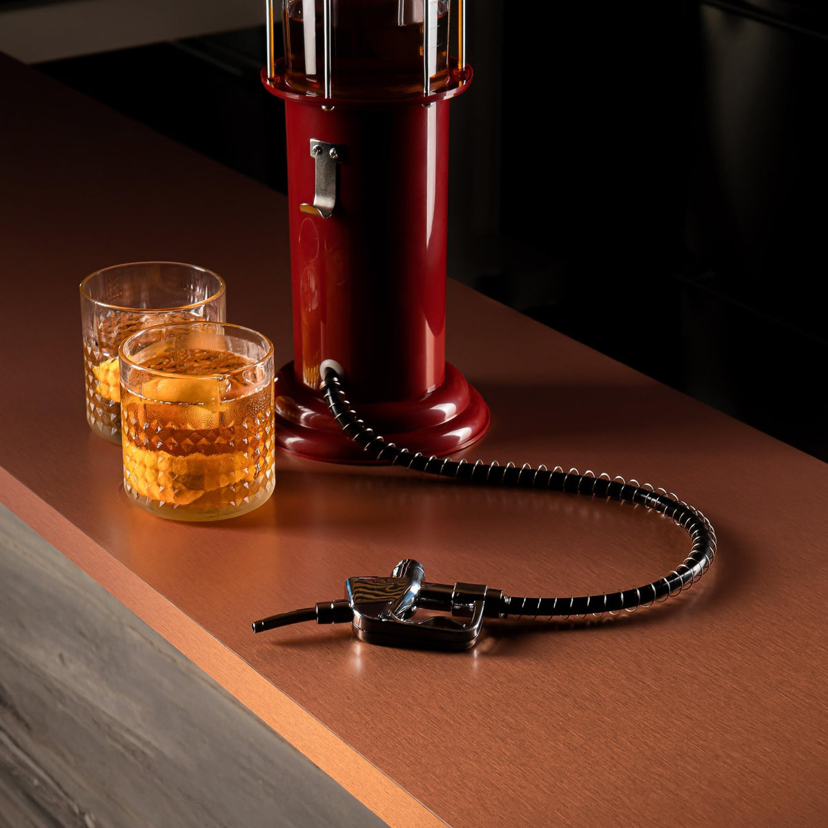 BLKSMITH Pump Liquor Dispenser for Home Bar - BLKSMITH Official Imagery - 5