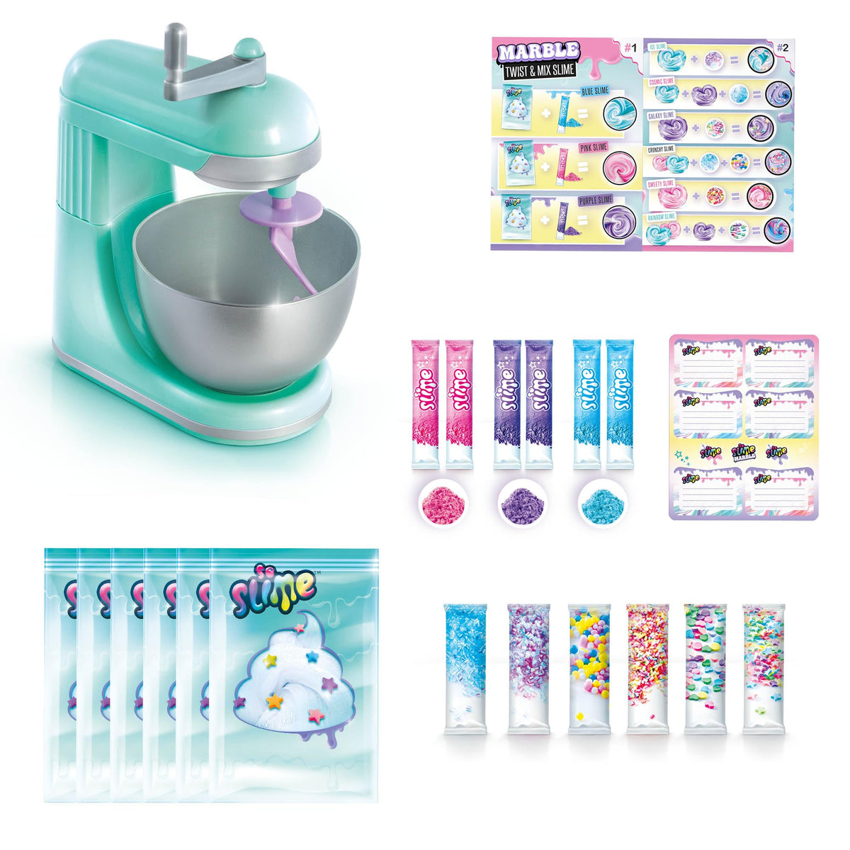 Canal Toys So Slime Marble Twist N Slime Mixer White - Canal Toys Official Imagery - 7