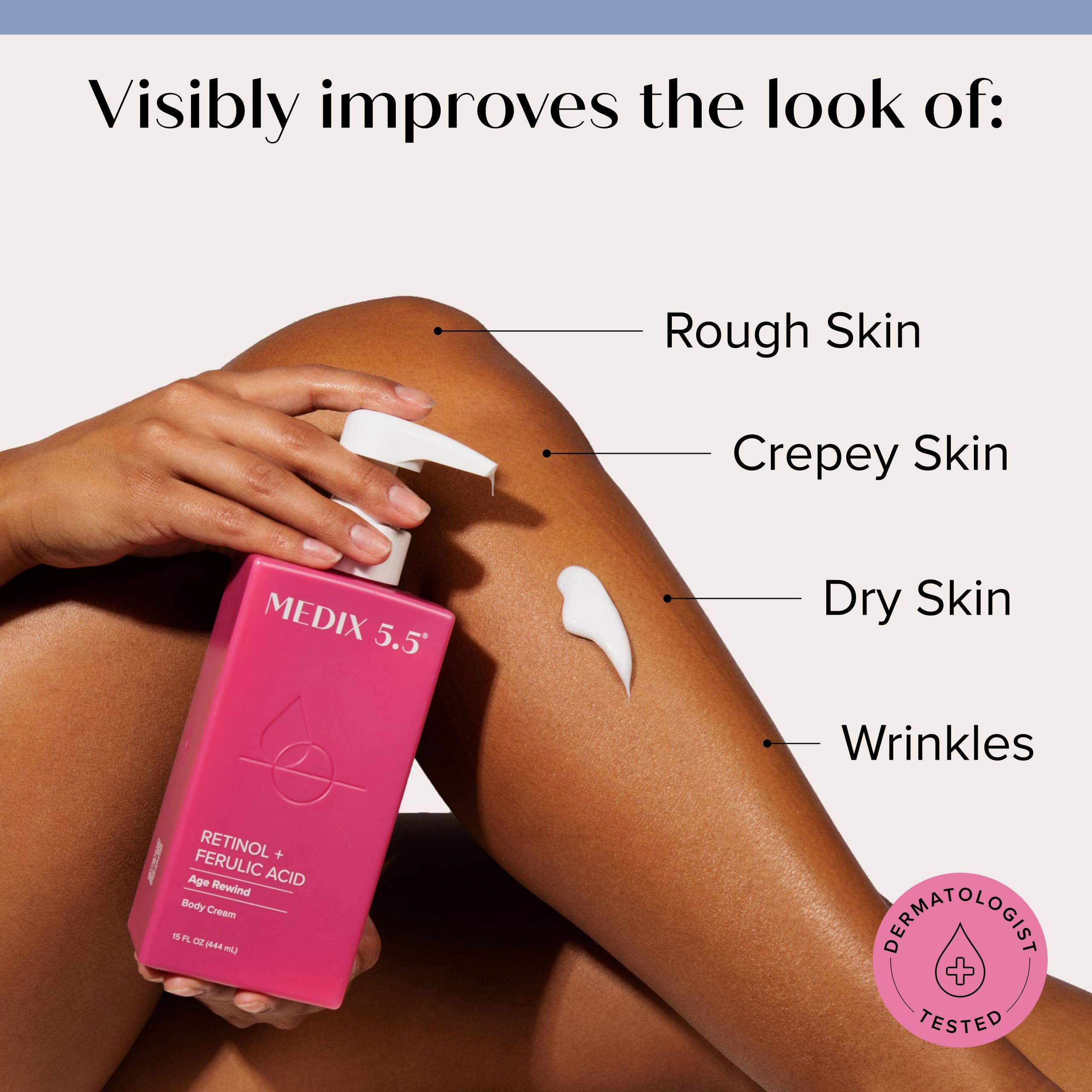 Medix 5.5 Retinol Cream + Collagen Cream Skincare Set Moisturizer Body & Face - Medix 5.5 Official Product View 3