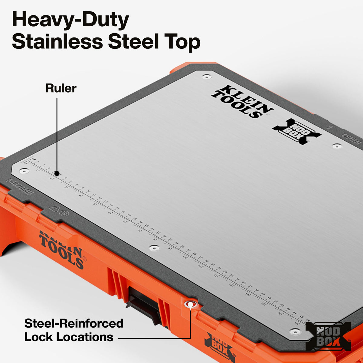 Klein Tools 54826MB MODbox Tray Work Top Portable Worktop - Premium Selection Official Imagery - 5