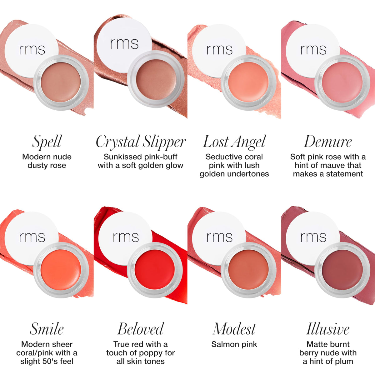 RMS Beauty Lip2Cheek Cream Blush Lip Tint Multi Use - RMS Beauty Official Imagery - 4