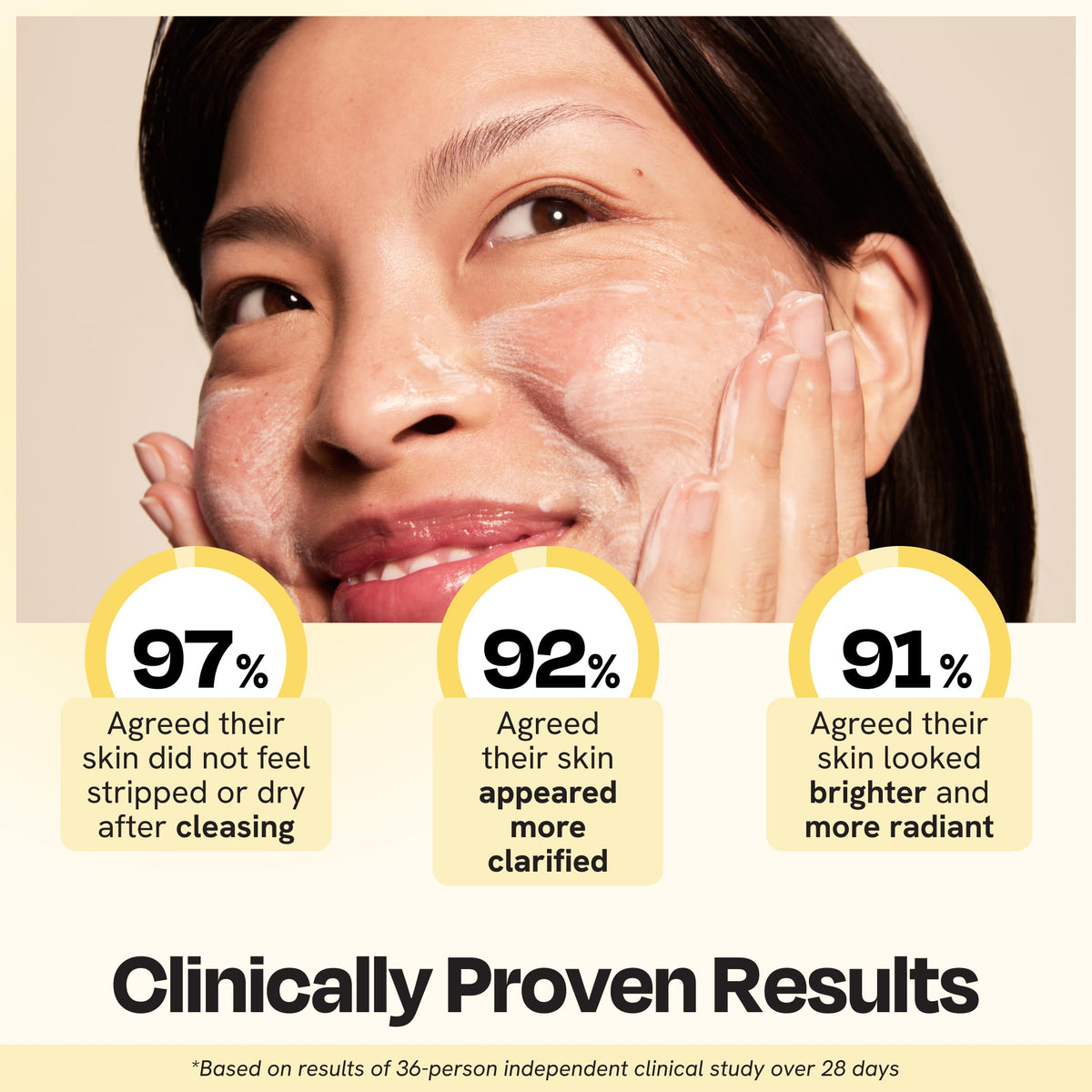 Gleamin Clarifying Brightening Cleanser 3 4 fl oz Facial - Gleamin Official Imagery - 4