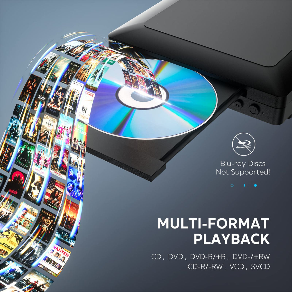Mini HD DVD Player CD Players for Home DVD Players for TV - Ceihoit Official Imagery - 8