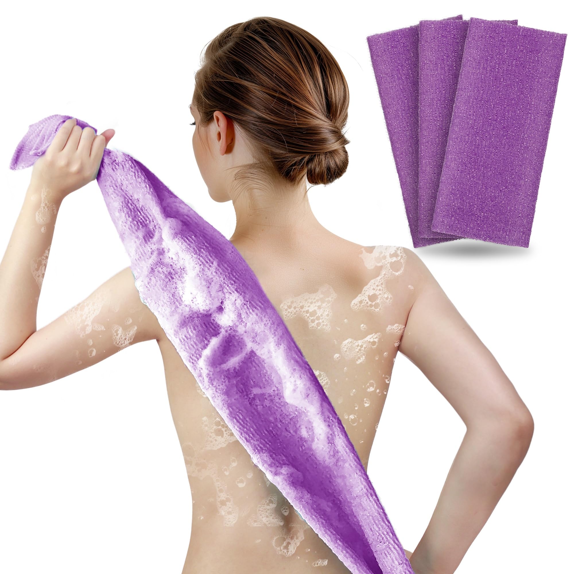 ARCH&M Exfoliating Washcloth & Shower Body Scrubber - ARCH&M Official Product View 10