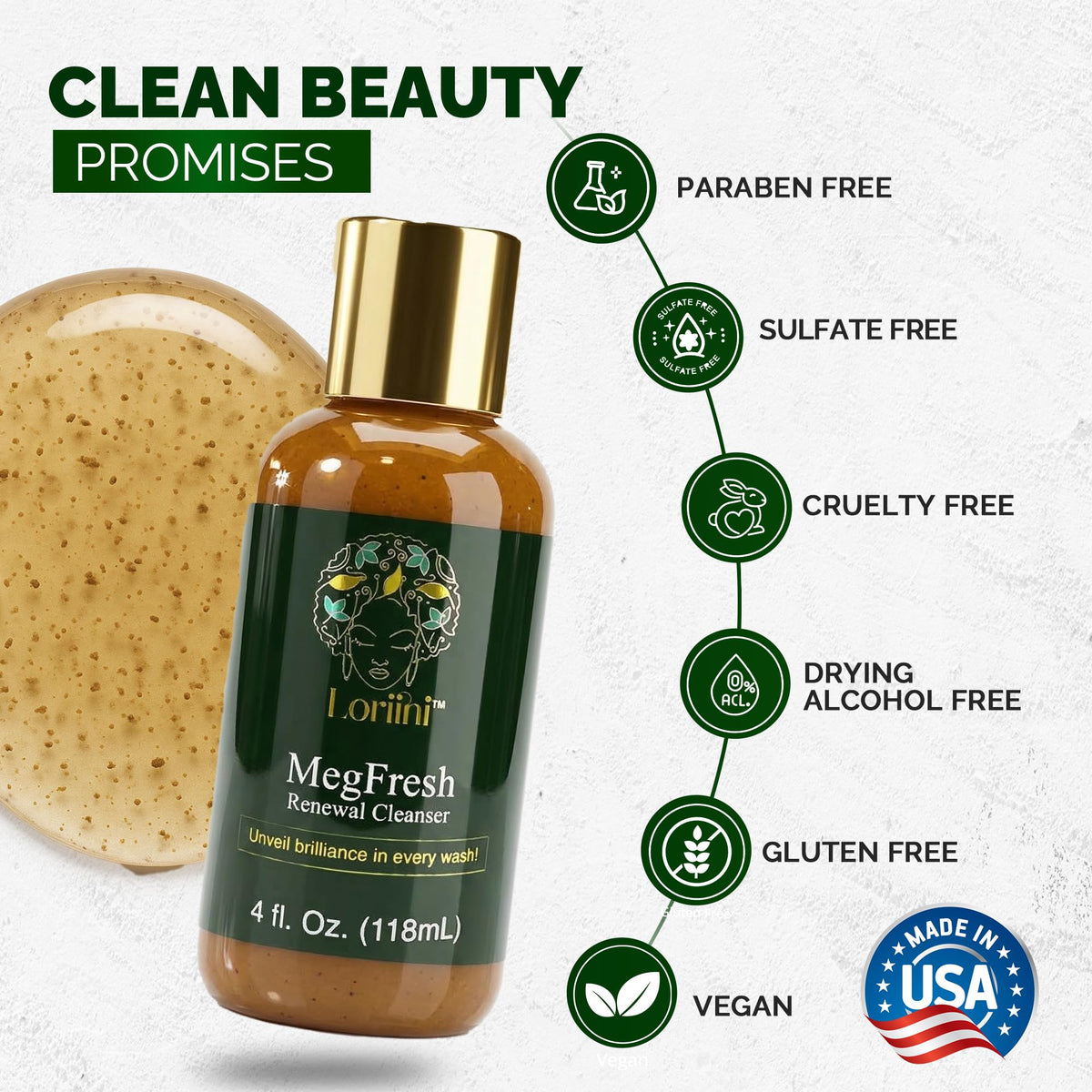 LORIINI MegFresh Exfoliating Facial Cleanser Papaya Face - LORIINI Official Imagery - 7