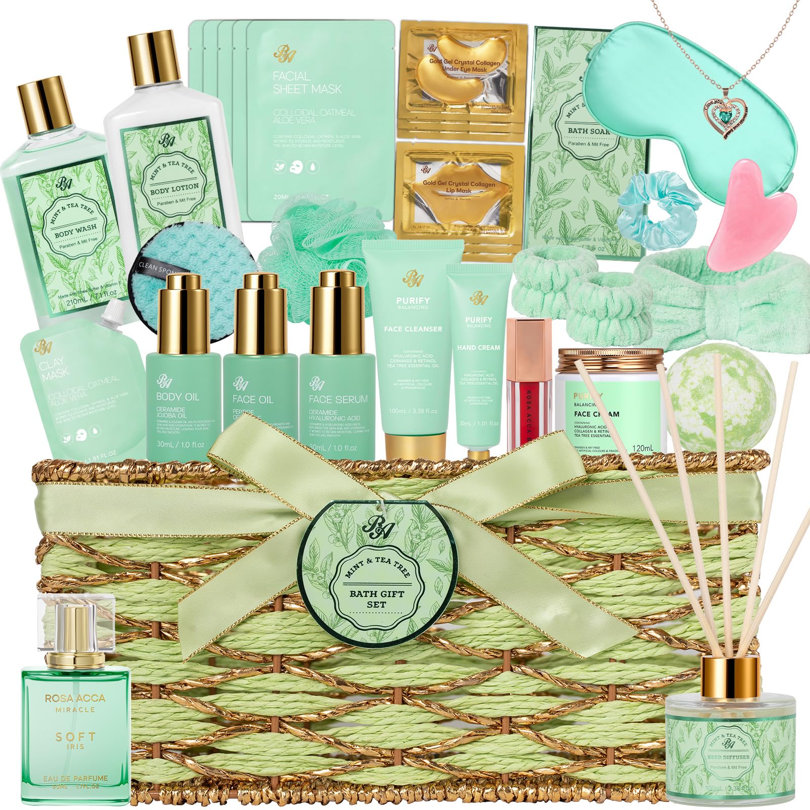 35 Pcs Gifts for Women, Lavender Bath &amp; Body Gift - RA ROSA ACCA