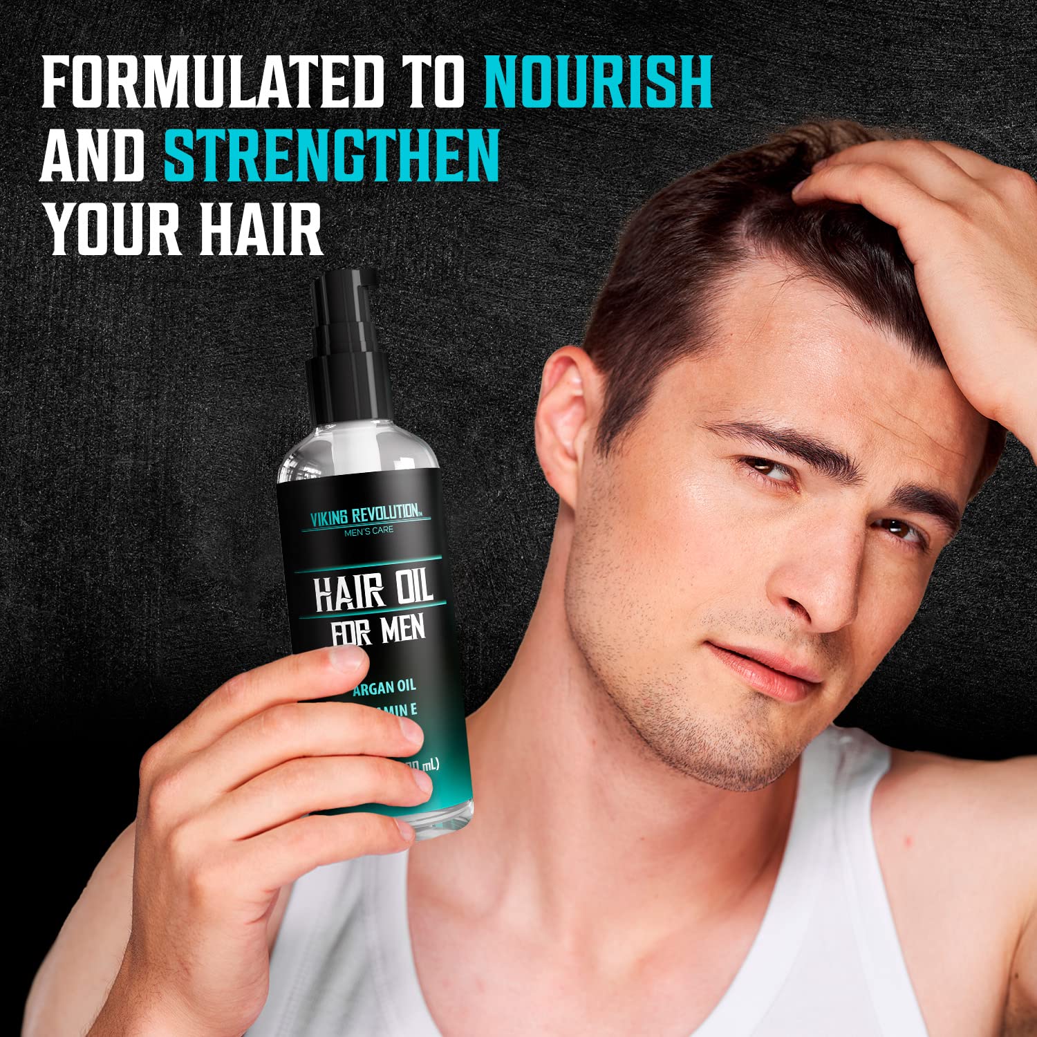 Viking Revolution Hydrating Hair Oil - 3.38 fl oz - Viking Revolution Official Product View 7