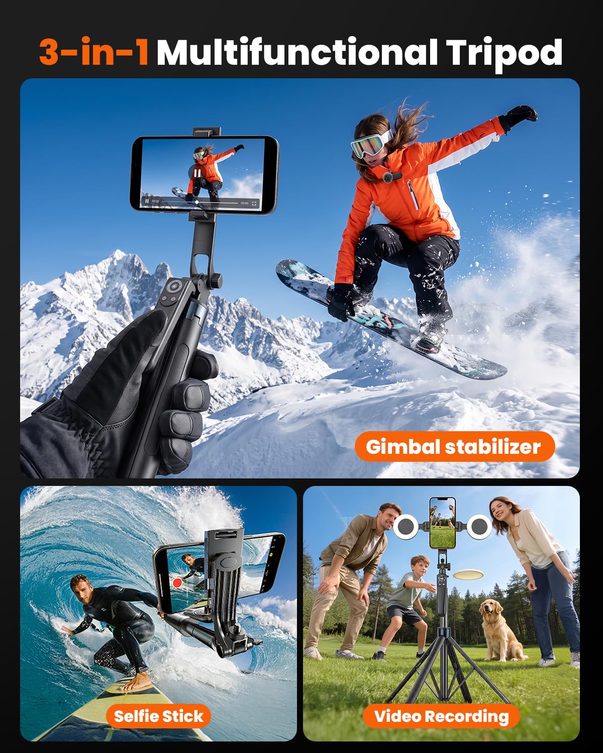 71 Phone Tripod for iPhone 2 Lights 2 Wireless Mics - RMKECT Official Imagery - 8