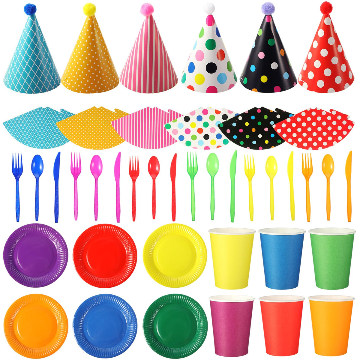 Teenyyou 180 Pcs Kids Birthday Party Supplies Serves 30 - Teenyyou Official Imagery - 8