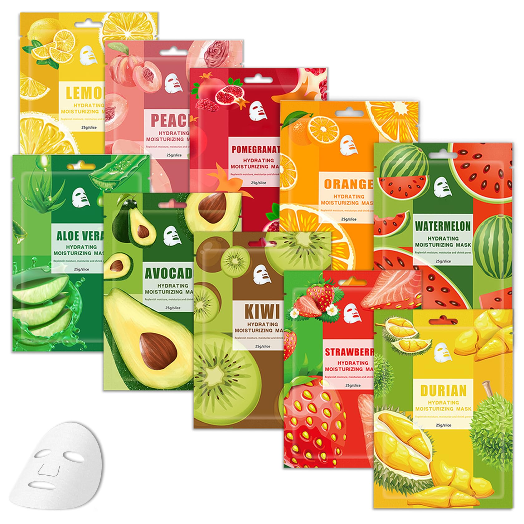 Face Masks Skincare,Hydrating Sheet Masks,Collagen Night - LXTTDABEN