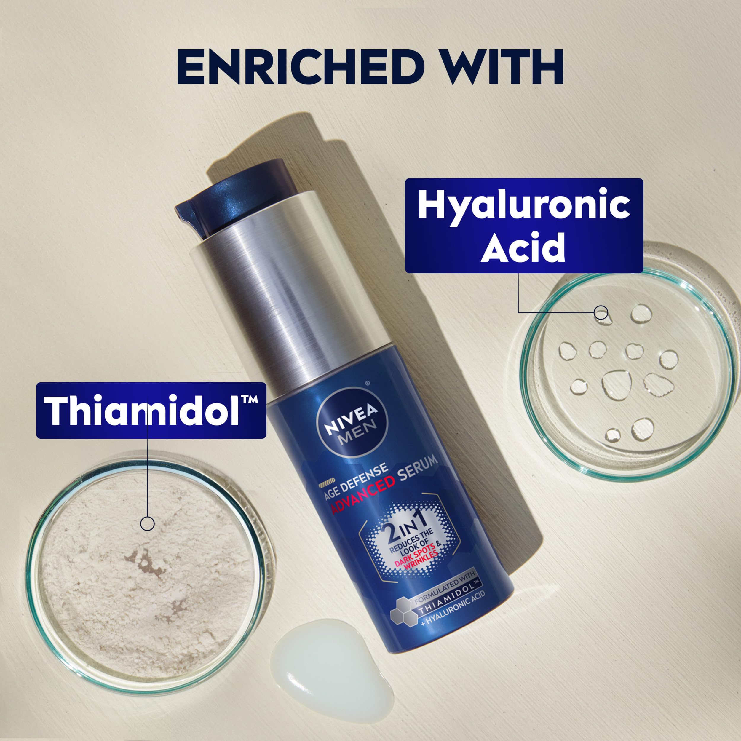 NIVEA MEN Age Defense Advanced Face Serum for Dark Spots with - NIVEA MEN