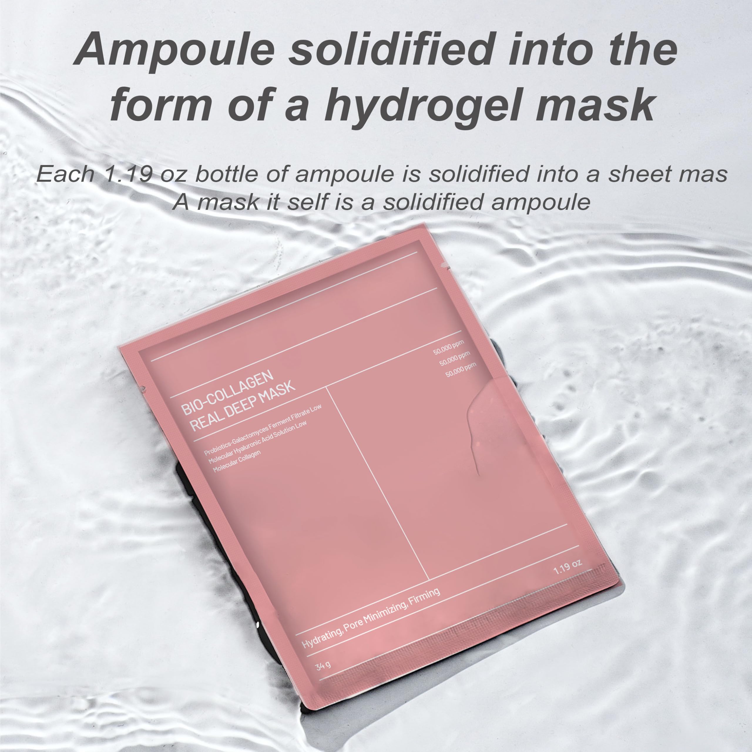 8pcs Collagen Face Mask, Hydrogel Overnight Face Mask for - Bukamkom