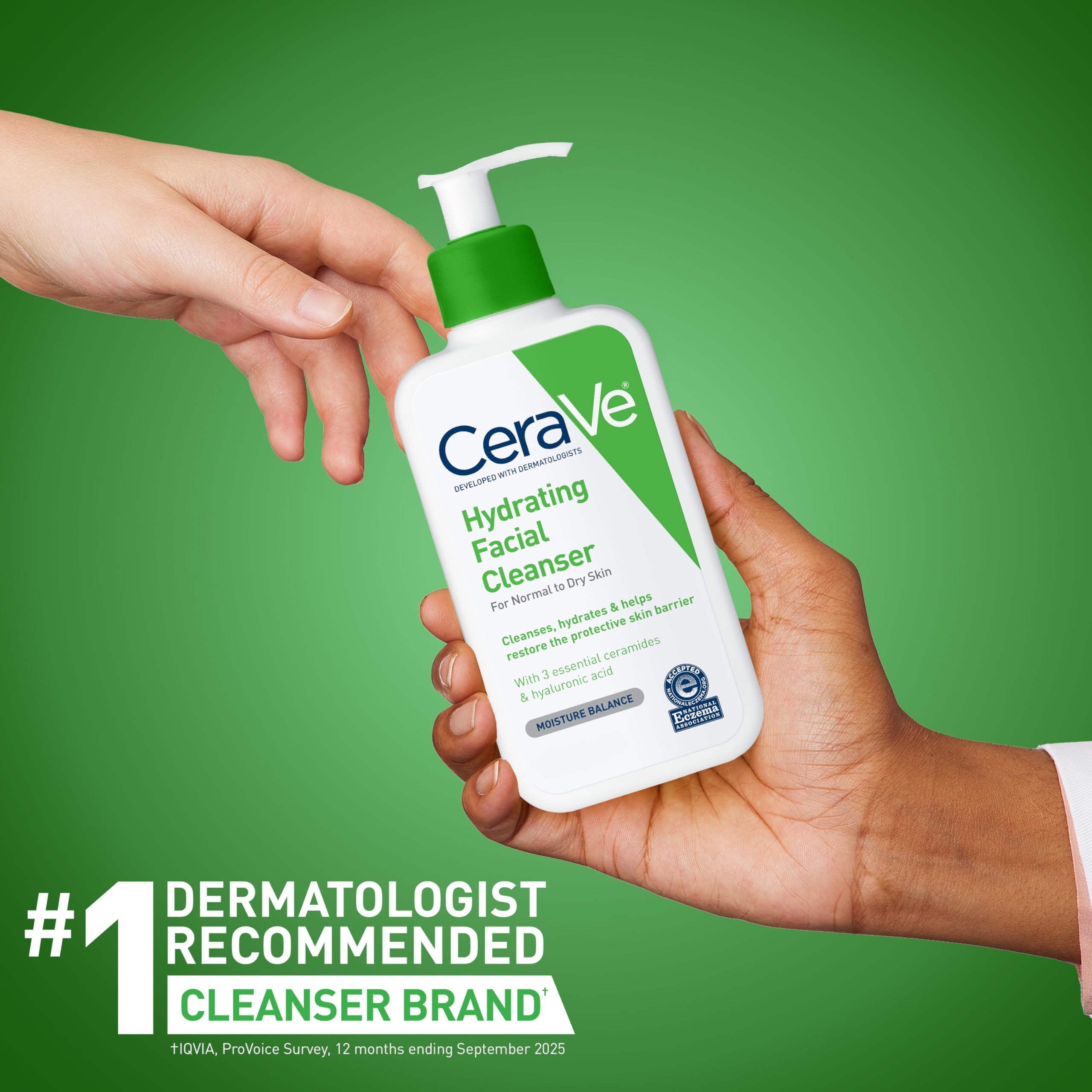 CeraVe Hydrating Cleanser with Hyaluronic Acid, Face Wash for... - CeraVe Official Product View 7