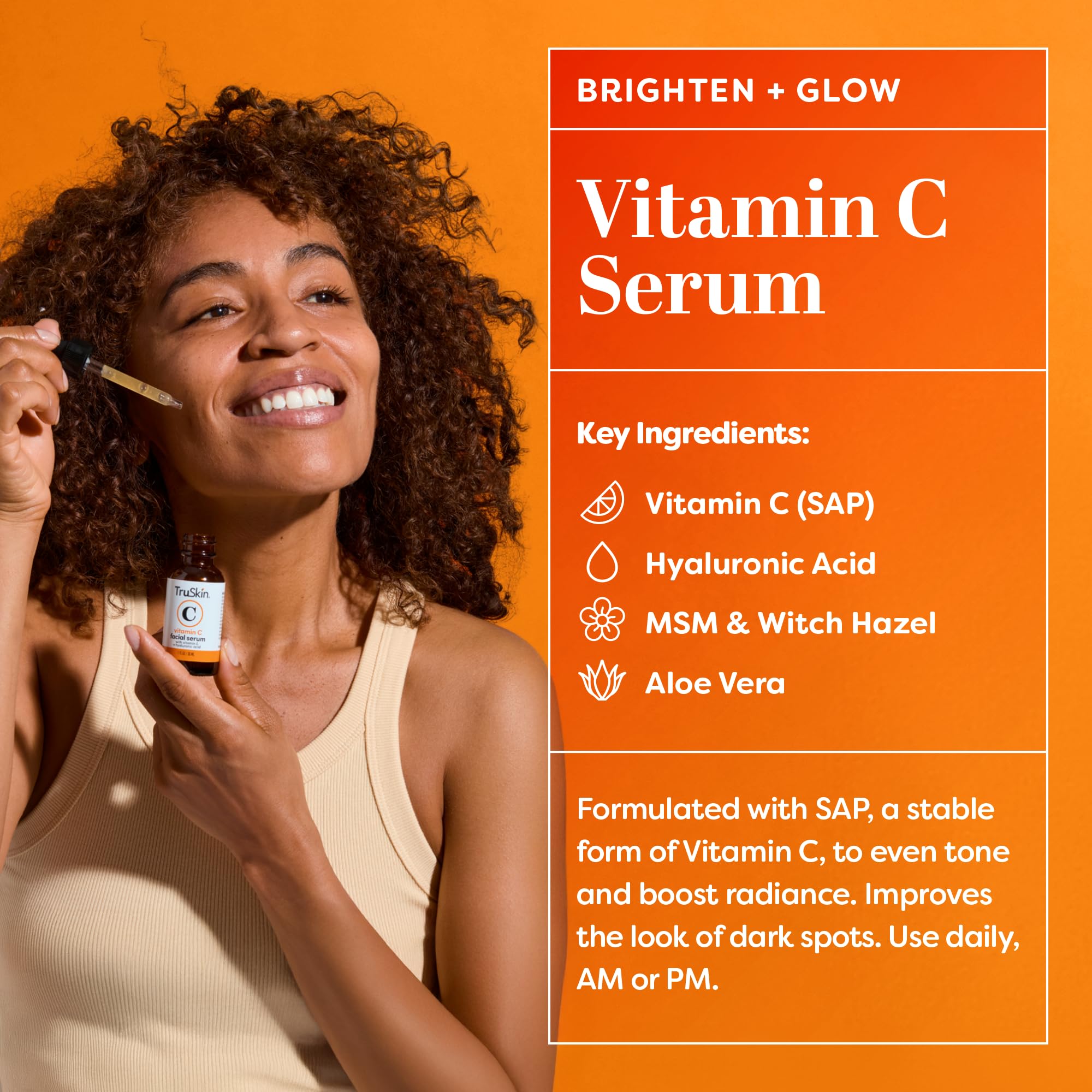 TruSkin Serum Trio with Vitamin C, Retinol &amp; Hyaluronic - TruSkin