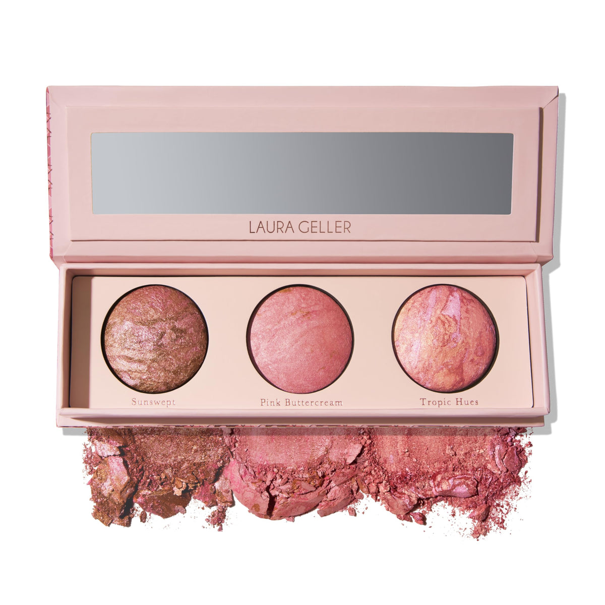 LAURA GELLER Geller s Greatest Blush Crush Baked Blush Trio - LAURA GELLER NEW YORK Official Imagery - 2
