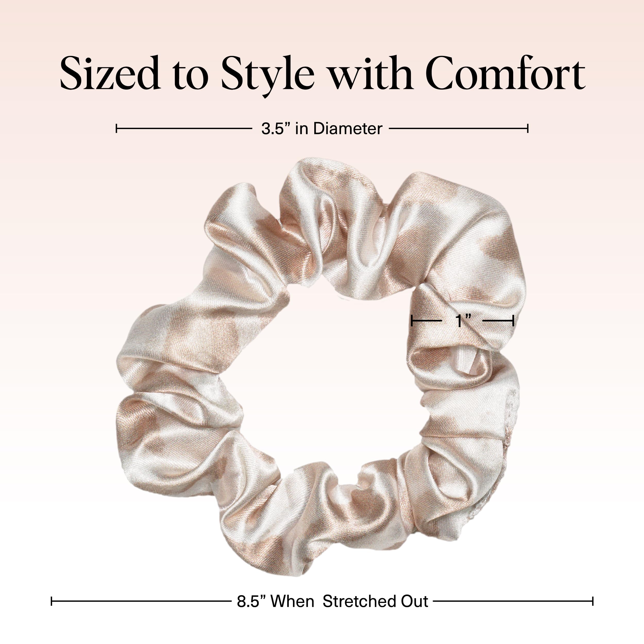 Kitsch Leopard Prints Satin Scrunchies for Women - 5pcs - Elefair Tech Official Product View 3