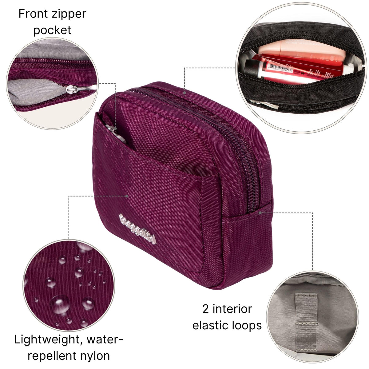 Baggallini Women s Pocket Cosmetic - Baggallini Official Imagery - 4