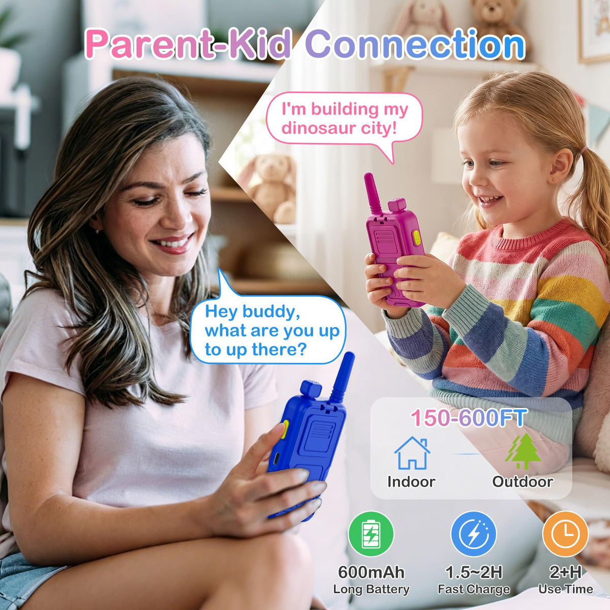Video Walkie Talkies for Kids 2 Way Video Voice Chat - Zardali Official Imagery - 6