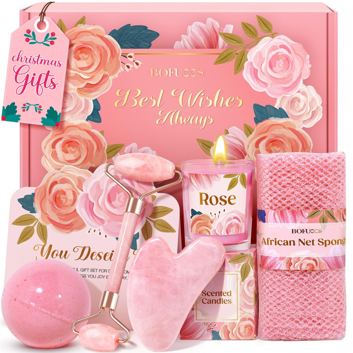 Birthday Gifts for Women Self Care Spa Bath Relaxation Gift - Bofuoos Official Imagery - 1