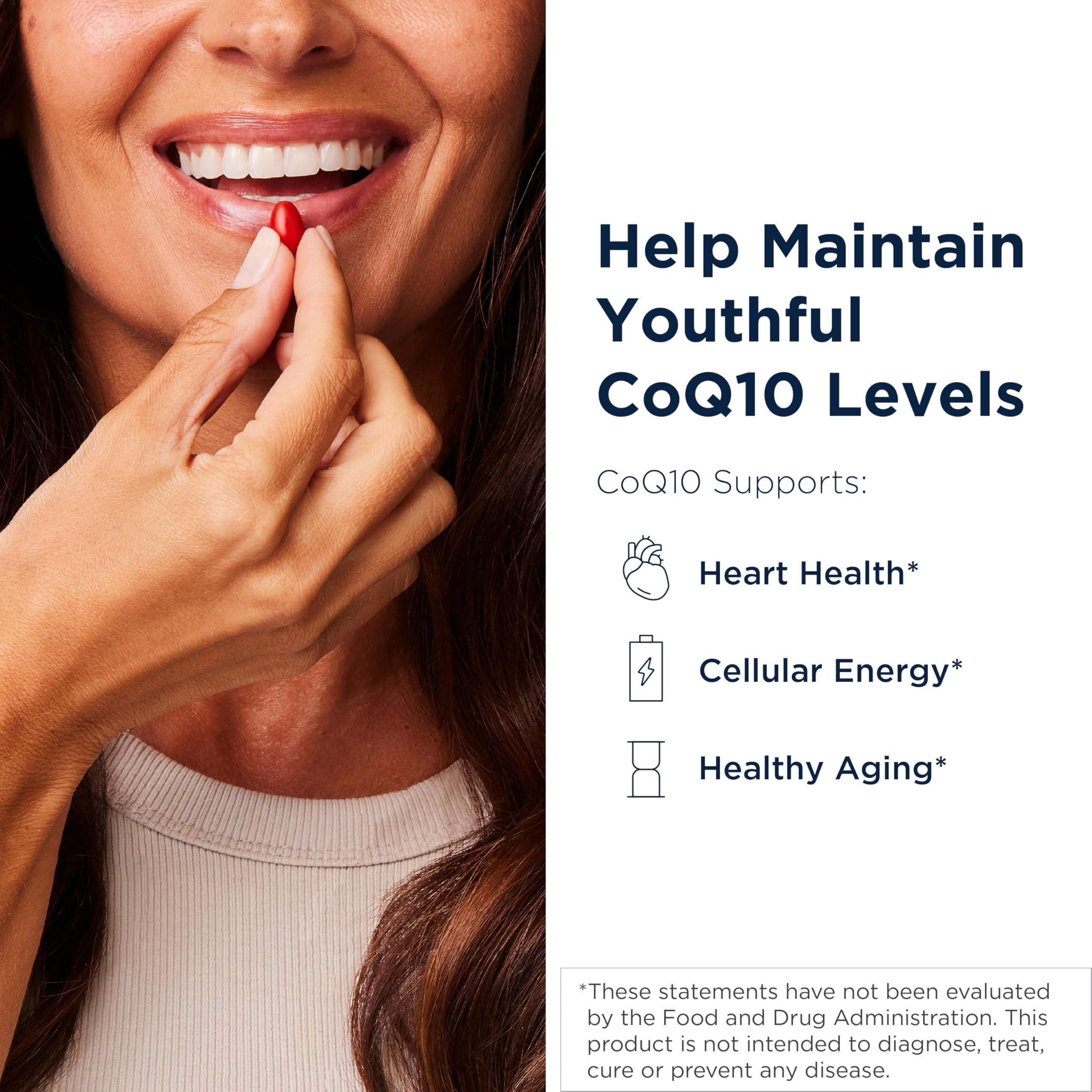 Designs for Health CoQnol 100 mg, CoQ10 Ubiquinol, 60 Softgels, 6 - Designs for Health Official Product View 2