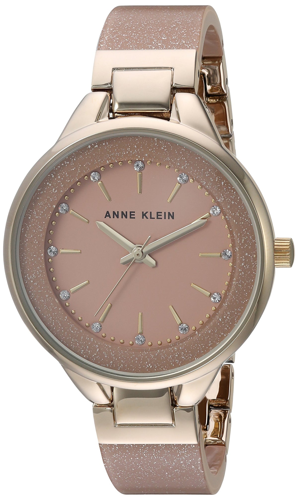 Anne Klein Women s Premium Crystal Accented Resin Bangle - Anne Klein Official Imagery - 6