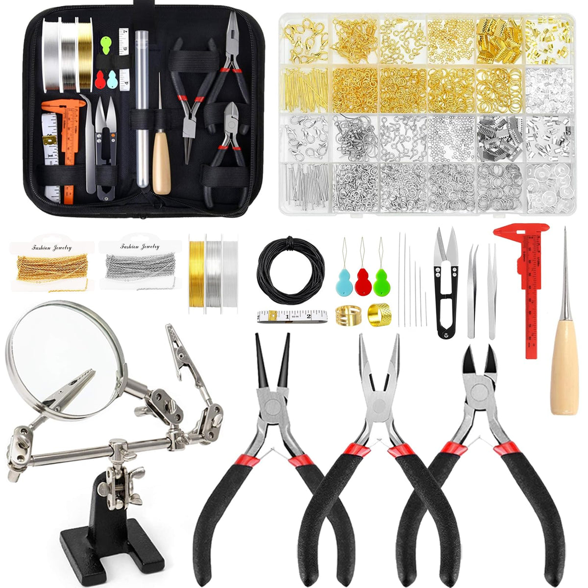 Jewelry Making Supplies Kits Repair Tools for Adults with - EUIQUE Official Imagery - 1