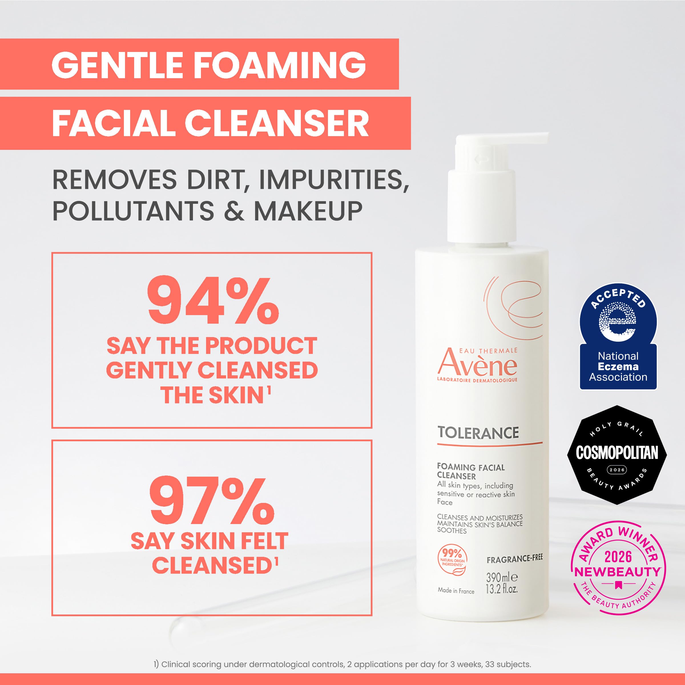 Av ne Tolerance Daily Foaming Facial Cleanser - Eau Thermale Avène Official Imagery - 3