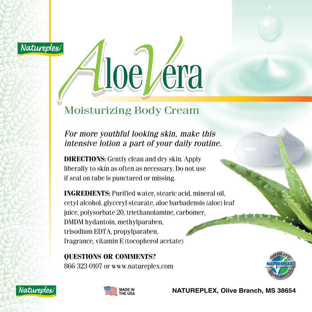 Natureplex Vitamin Cream Bundle Includes Aloe Vera Vitamin E - Natureplex Official Imagery - 6