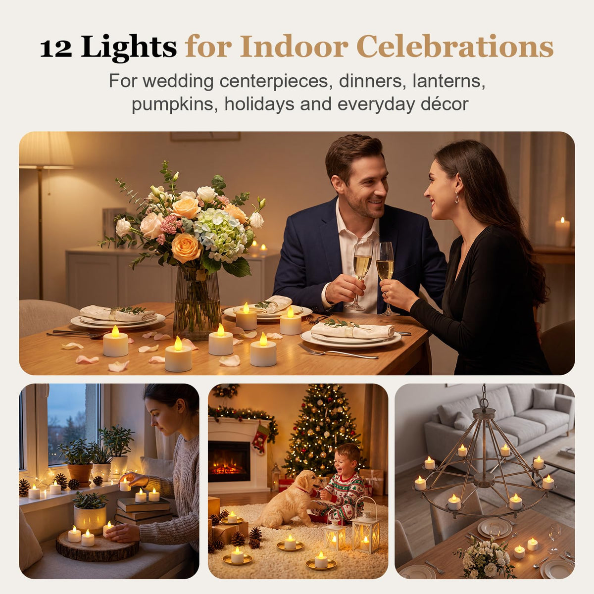 Fussion Rechargeable Tea Lights with Remote and Charging - Fussion Official Imagery - 7