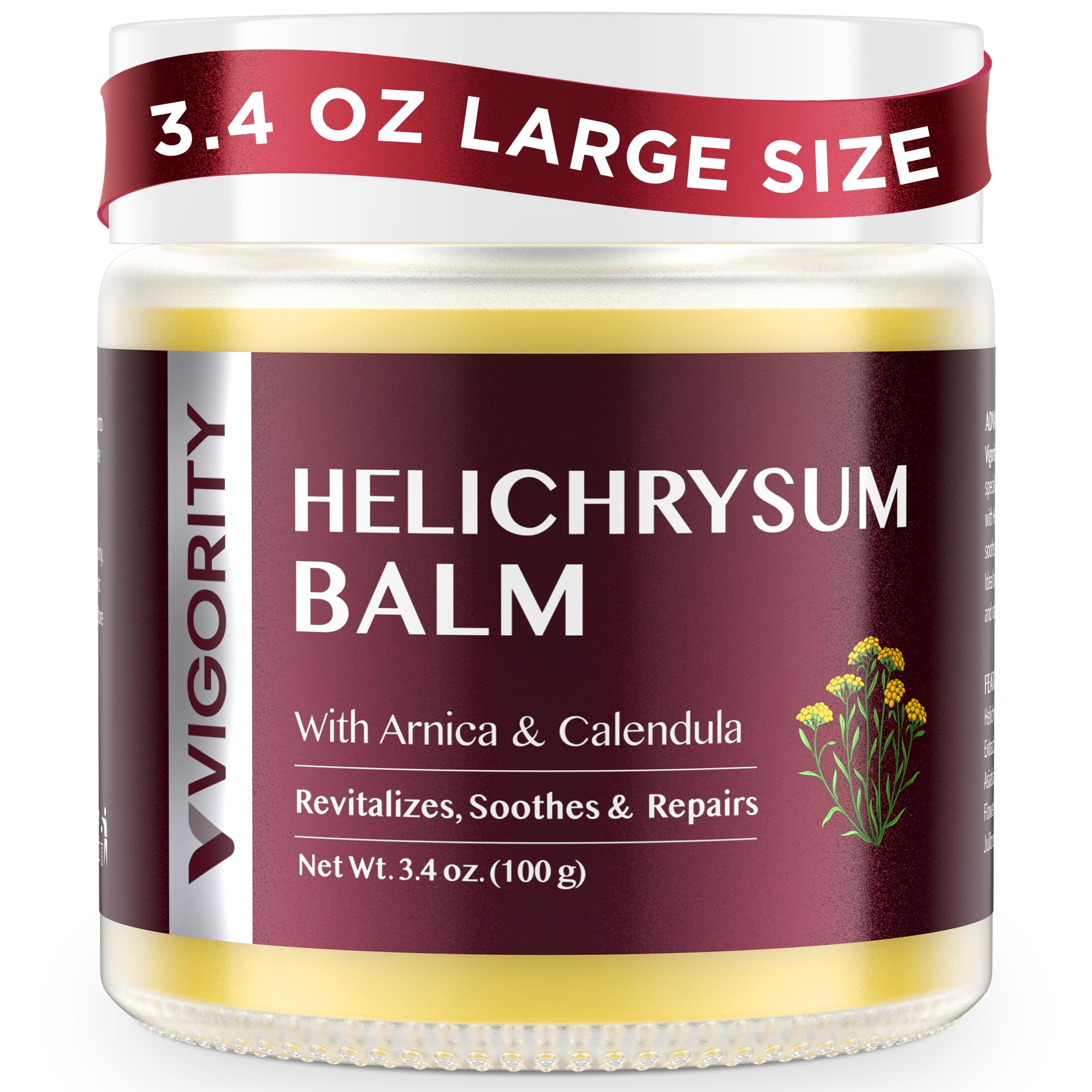 Vigority Helichrysum Balm Soothes Repairs Restorative Arnica - Vigority Official Imagery - 2