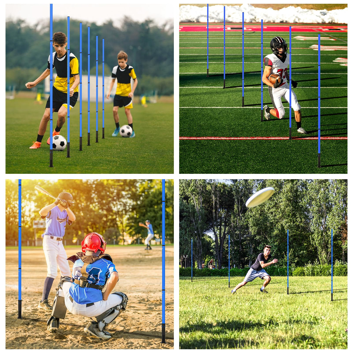 Soccer Training Equipment Agility Speed Training Set 20ft - SMTPDT Official Imagery - 7