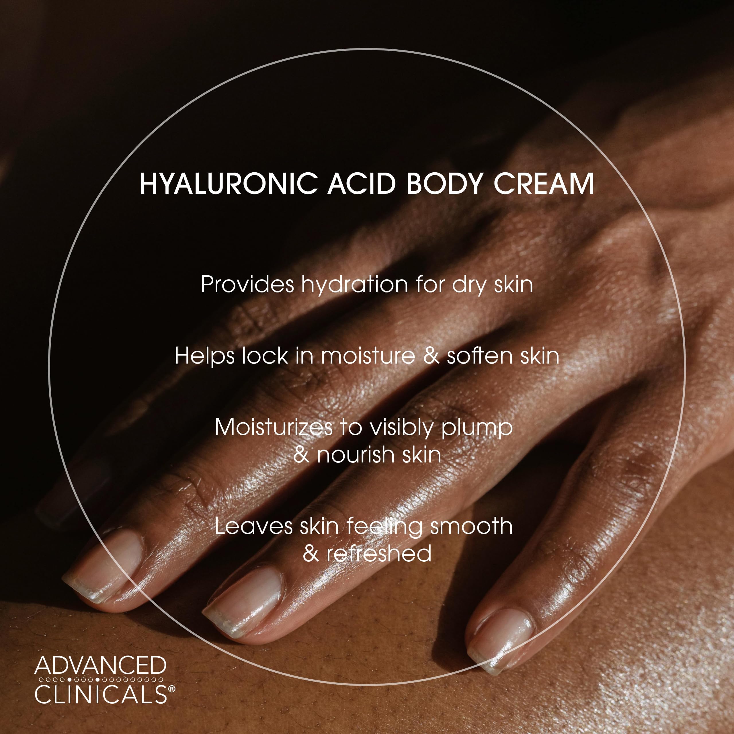 Advanced Clinicals Hyaluronic Acid Moisturizer Body Cream - Advanced Clinicals Official Imagery - 7
