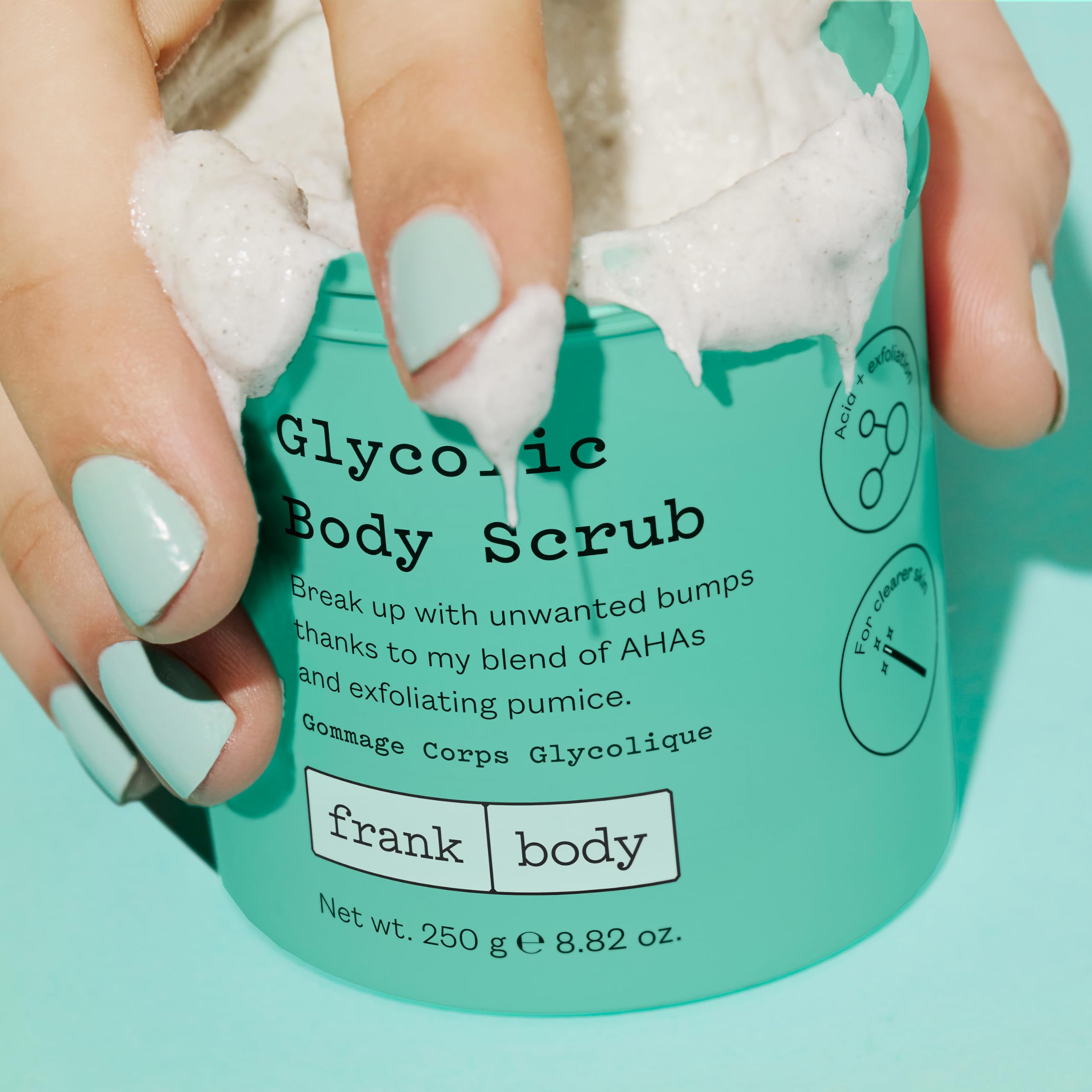 frank body Glycolic Acid Body Scrub - Fights KP & Breakouts & Spots & Tighte - frank body Official Product View 5