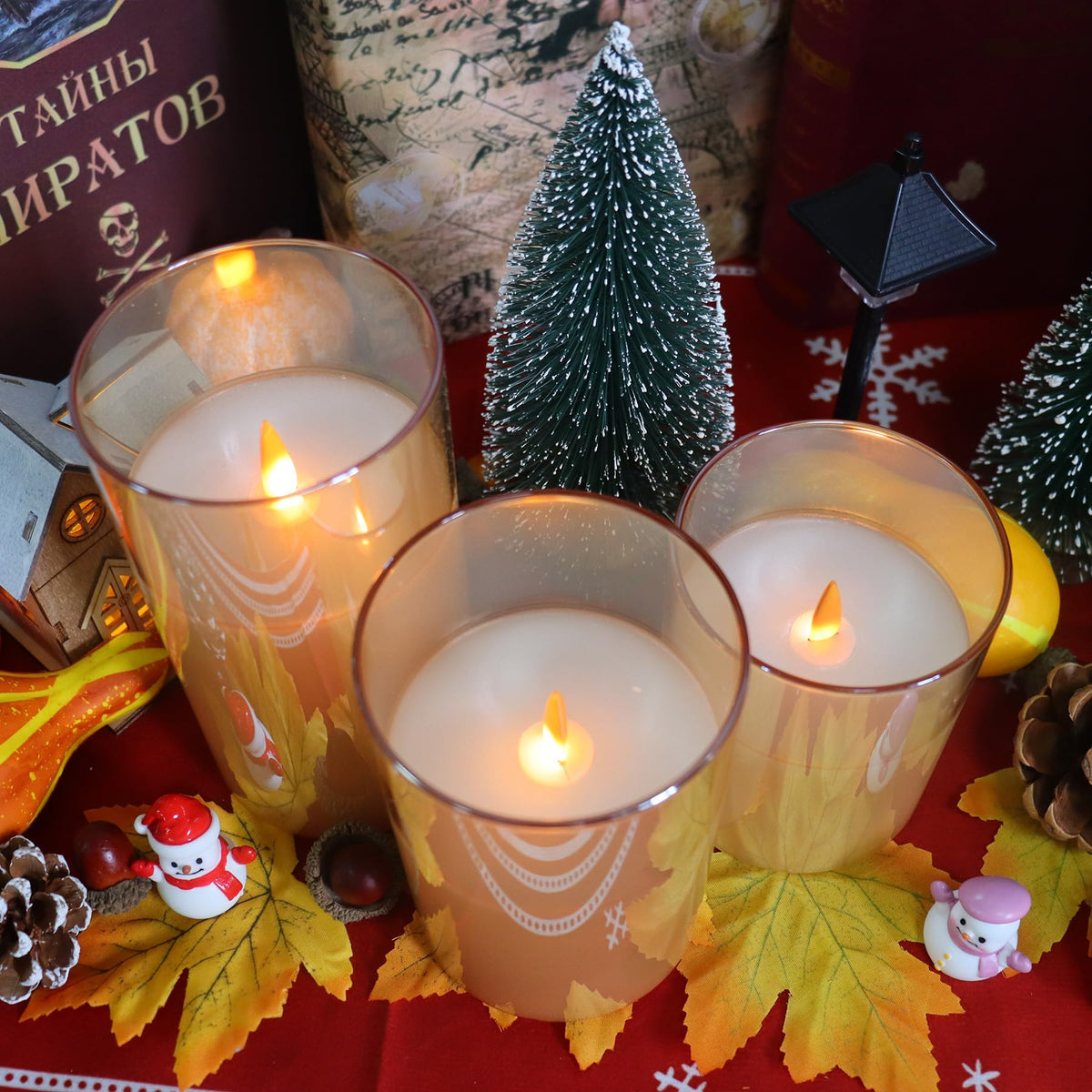 Two Months Rechargeable Motion Sensor Flameless Candle Auto - JMTONE Official Imagery - 7