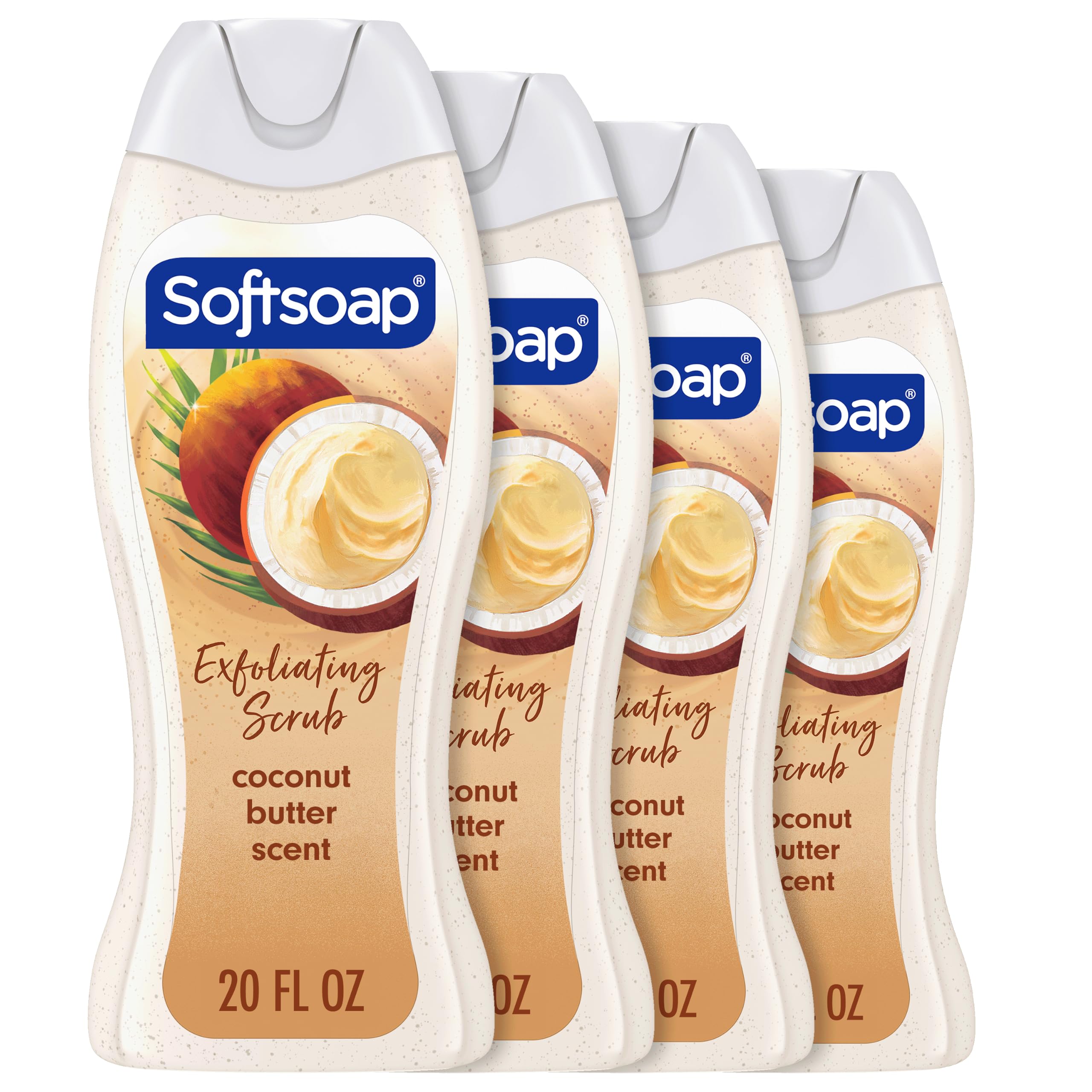 Softsoap Body Wash, Coconut Butter Scrub , Exfoliating Body Wash, 20 Ounce - Softsoap Official Product View 10
