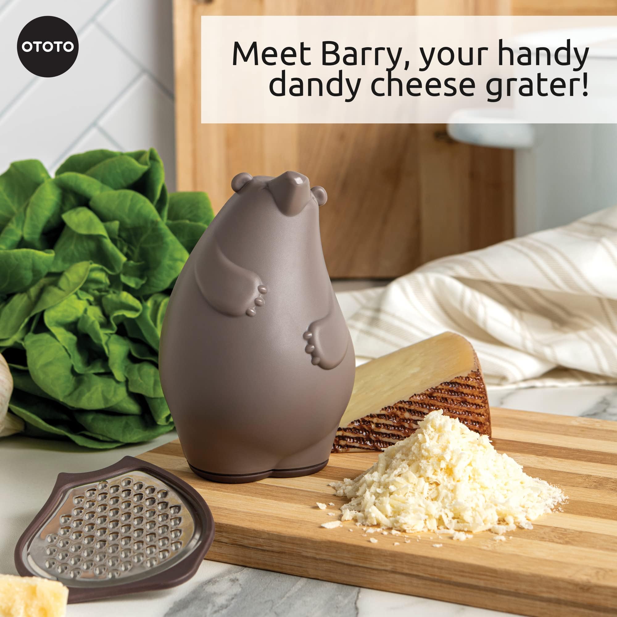 OTOTO Grater - Stainless Steel, BPA Free, Dishwasher Safe, Fun Kitchen - View 5