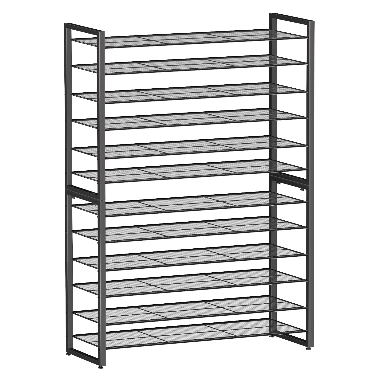 Simple Trending 8-Tier Shoe Rack Large Capacity 64 Pairs Tall Shoe She - View 9