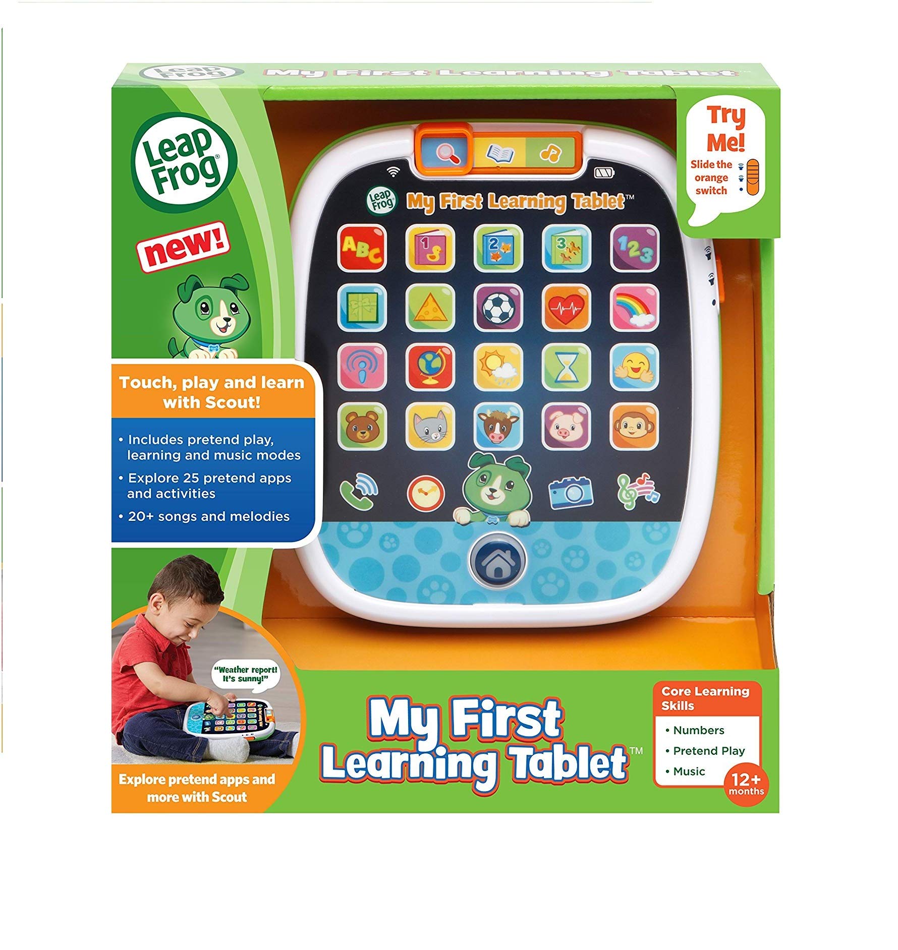 LeapFrog My First Learning Tablet, Scout by LeapFrog - Angle View 3