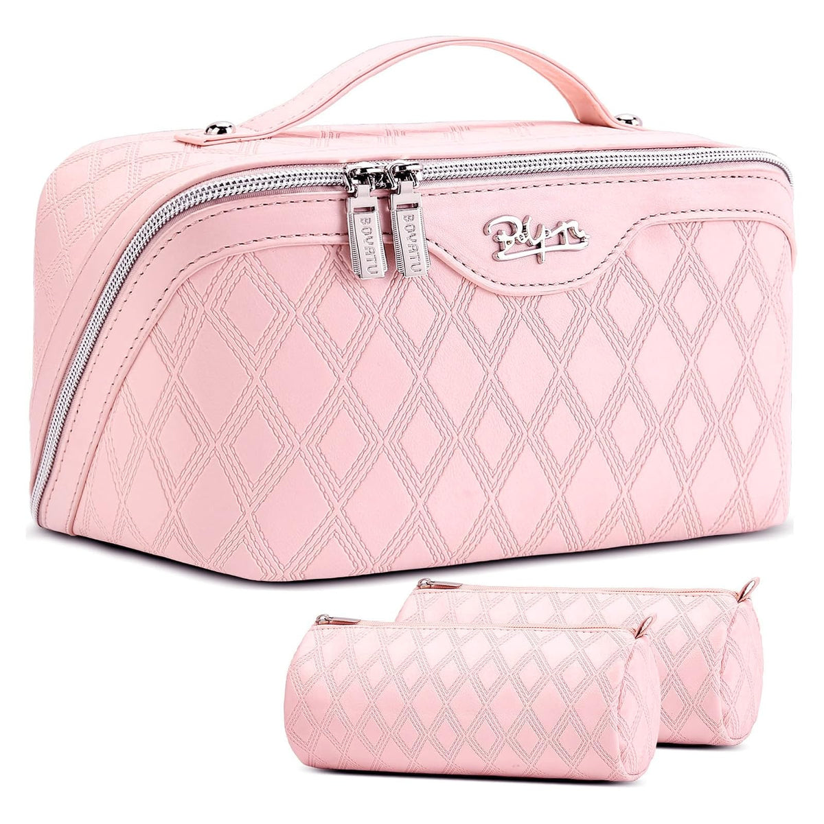 BOYATU Travel Makeup Bag Organizer 3 Pcs Cosmetic Bag Set - BOYATU Official Imagery - 2
