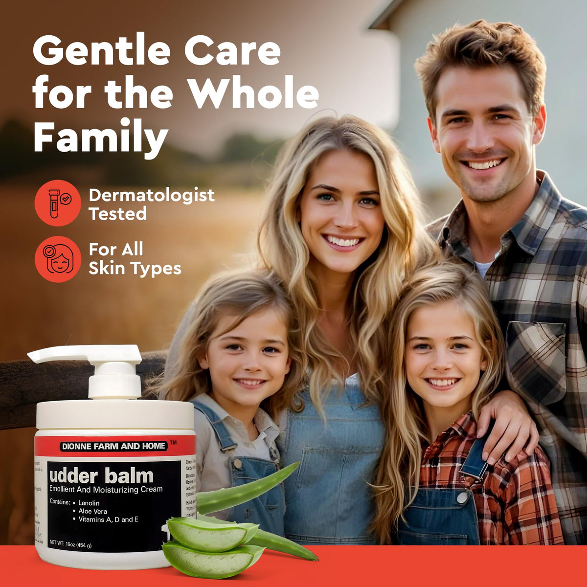 Dionne Farm and Home Udder Balm Lanolin Healing Skin Care - Original Udder Balm Official Imagery - 7
