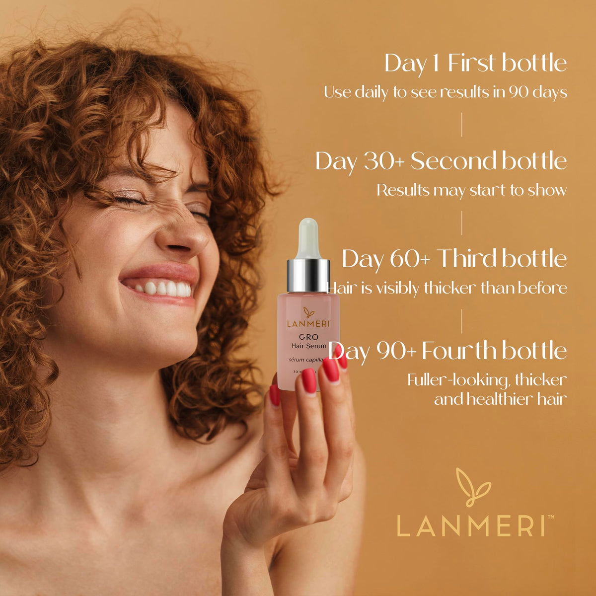 Vegan Hair Growth Serum - Lanmeri Official Imagery - 6
