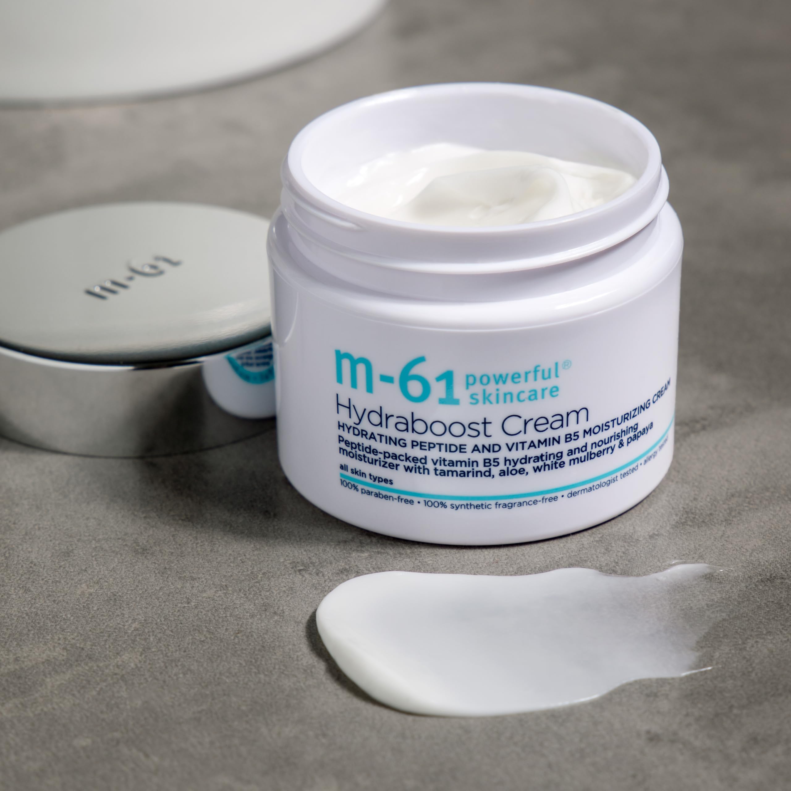m-61 Hydraboost Cream - Ultra-Nourishing, Moisturizing Face Cream to Plump, Hydrate, Repair | Hyaluronic Acid, Peptides, Vitamins E & B5 | For All Skin Types | Made in USA - 1.7 Fl Oz - Elefair Tech Official Product View 5