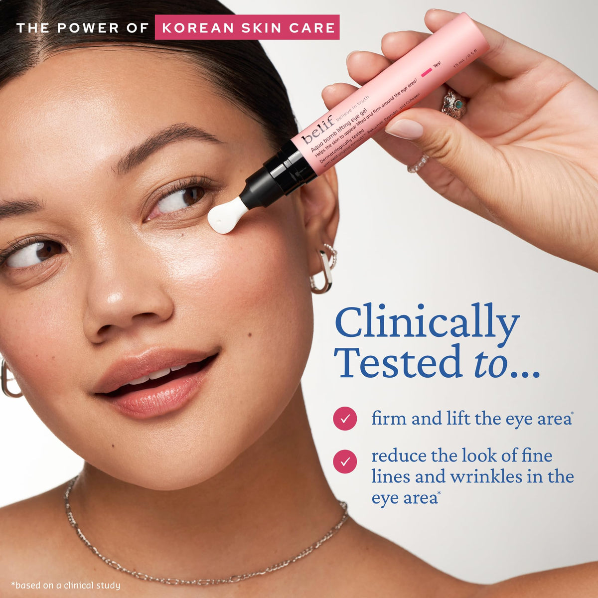 belif Retinol Firming Eye Serum Aqua Bomb Lifting Eye Gel - belif Official Imagery - 5