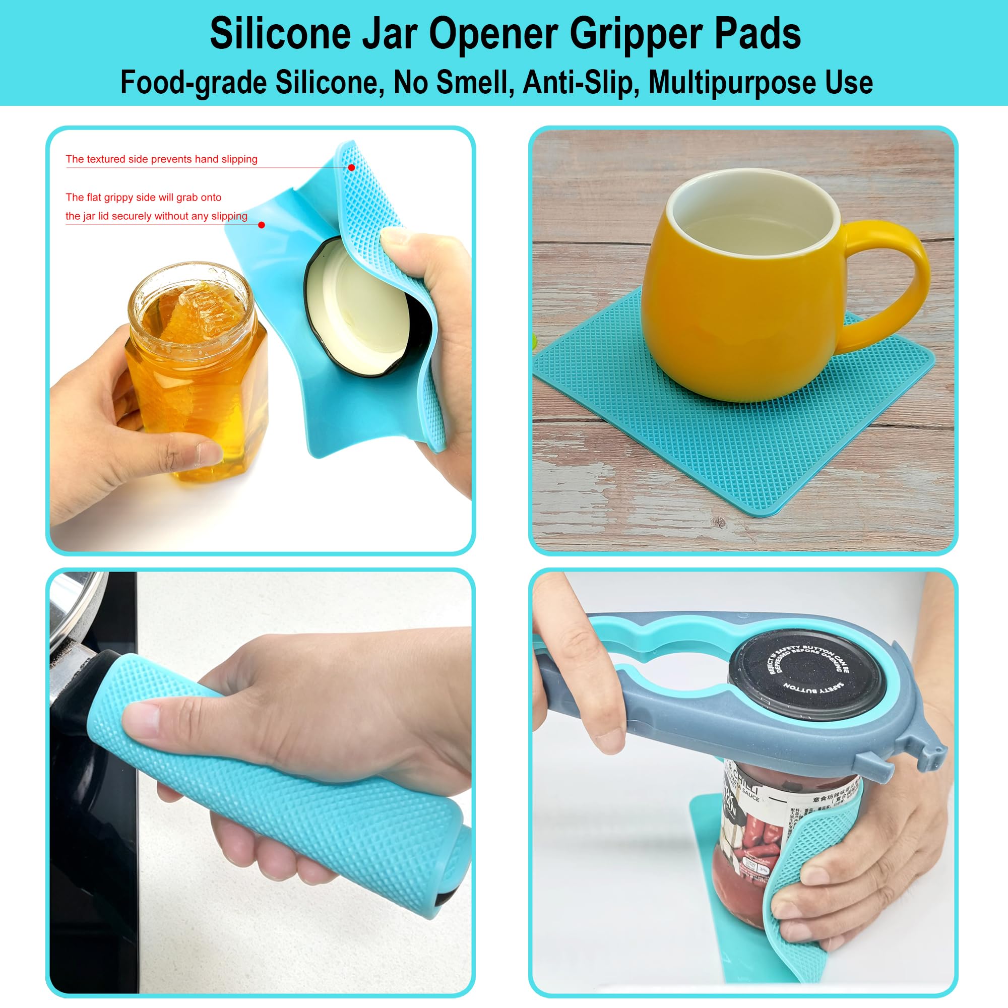 Otstar Jar Opener for Weak Hands, Seniors with Arthritis, 5 in 1 by Otstar - Angle View 8