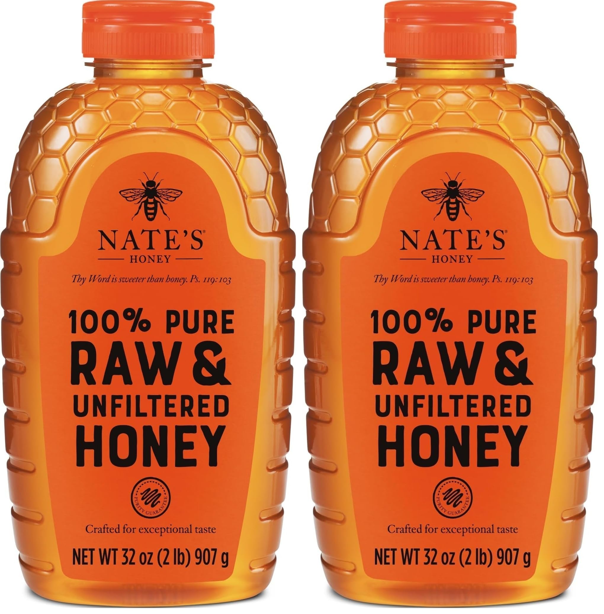 Nate's Honey Nate's 100% Pure, Raw & Unfiltered Honey - 32oz. Squ - Nate's Honey Official Product View 10