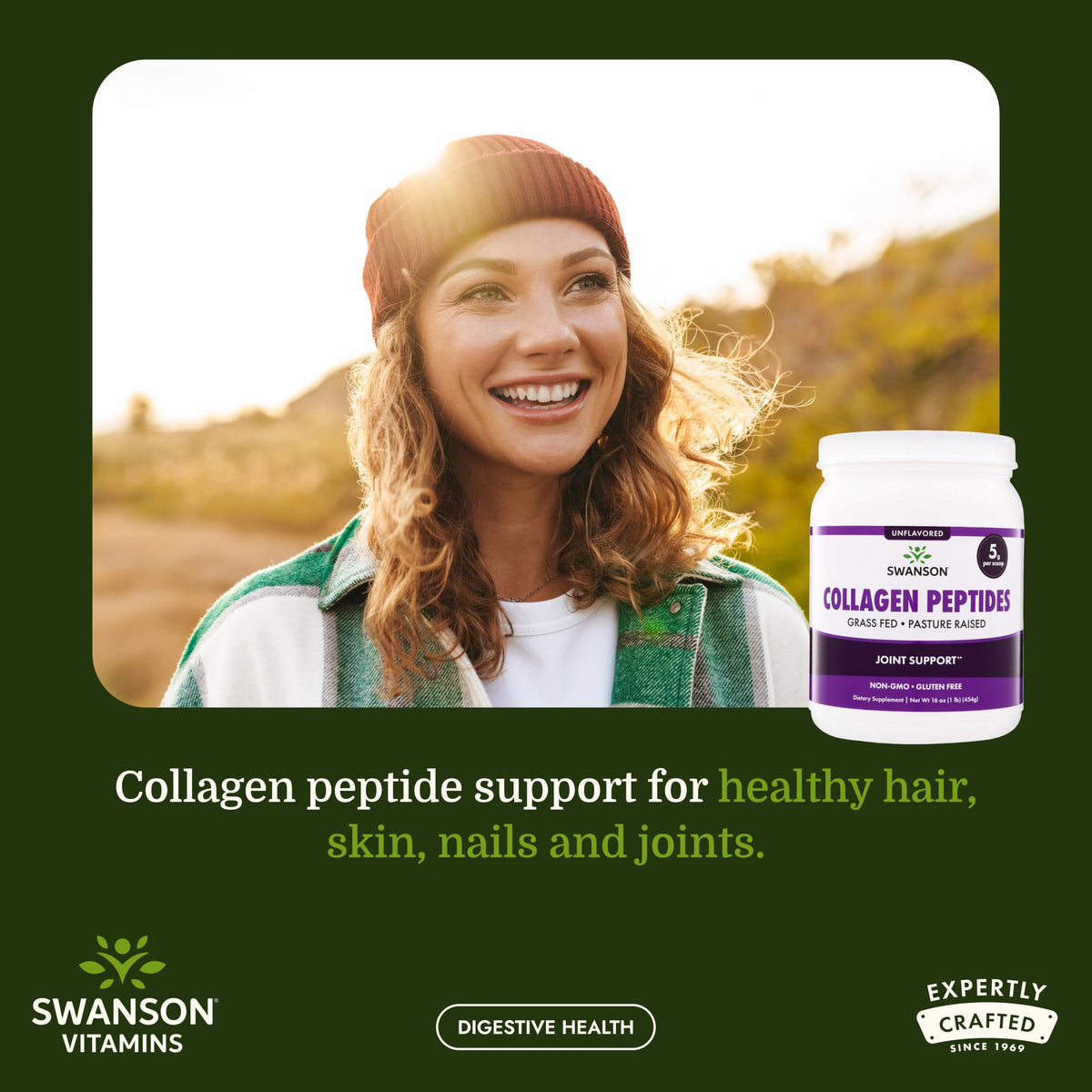 Swanson High Plains Collagen Hydrolysate Peptides Unflavored - Swanson Official Imagery - 3