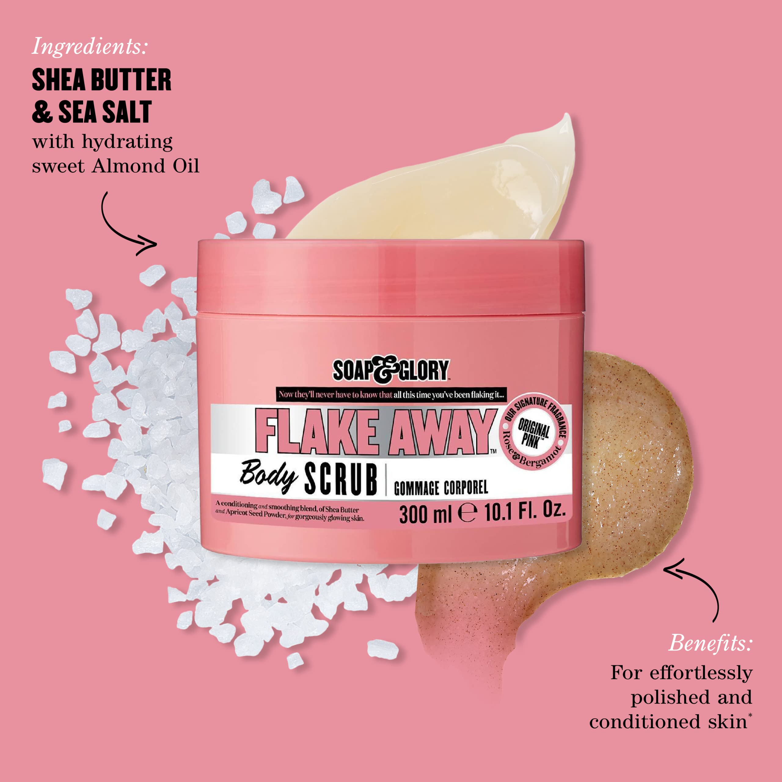 Soap & Glory Original Pink The Scrub of Your Life Body Exfoliator - Soap & Glory Official Product View 4