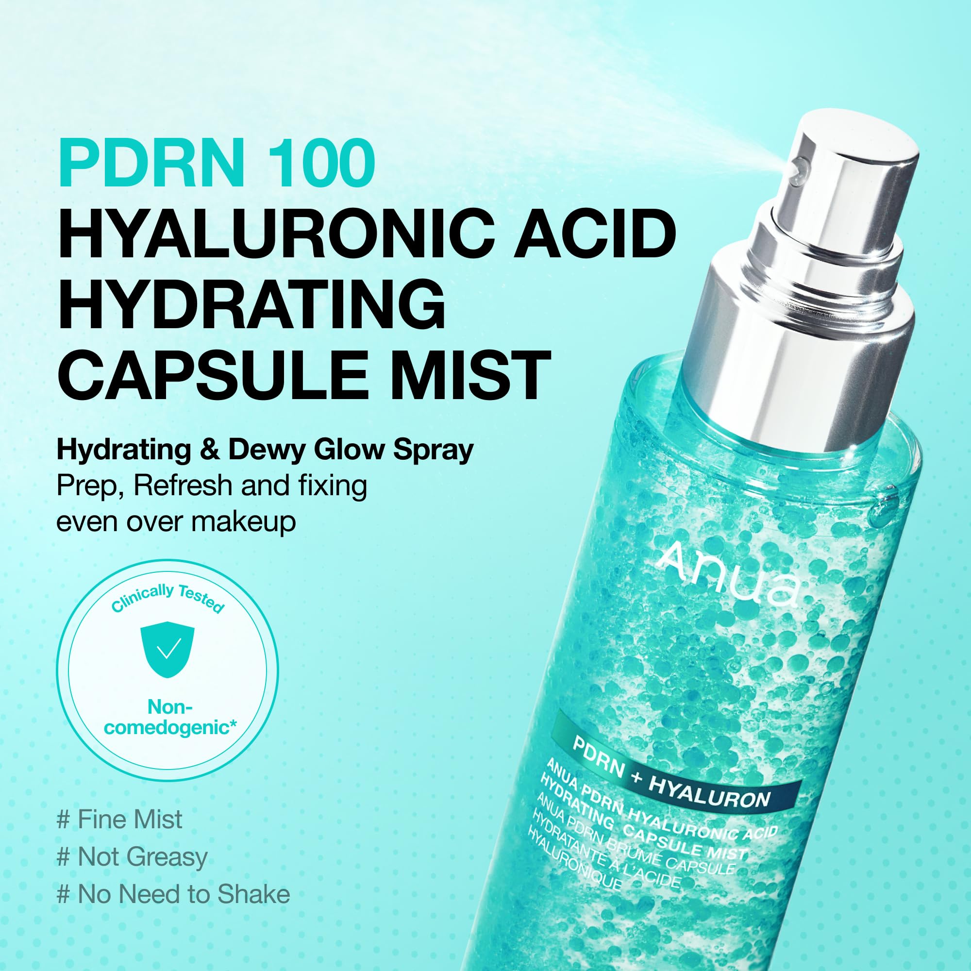 Anua PDRN Collagen Glow Facial Serum Spray, 3.38 fl oz - ANUA Official Product View 5