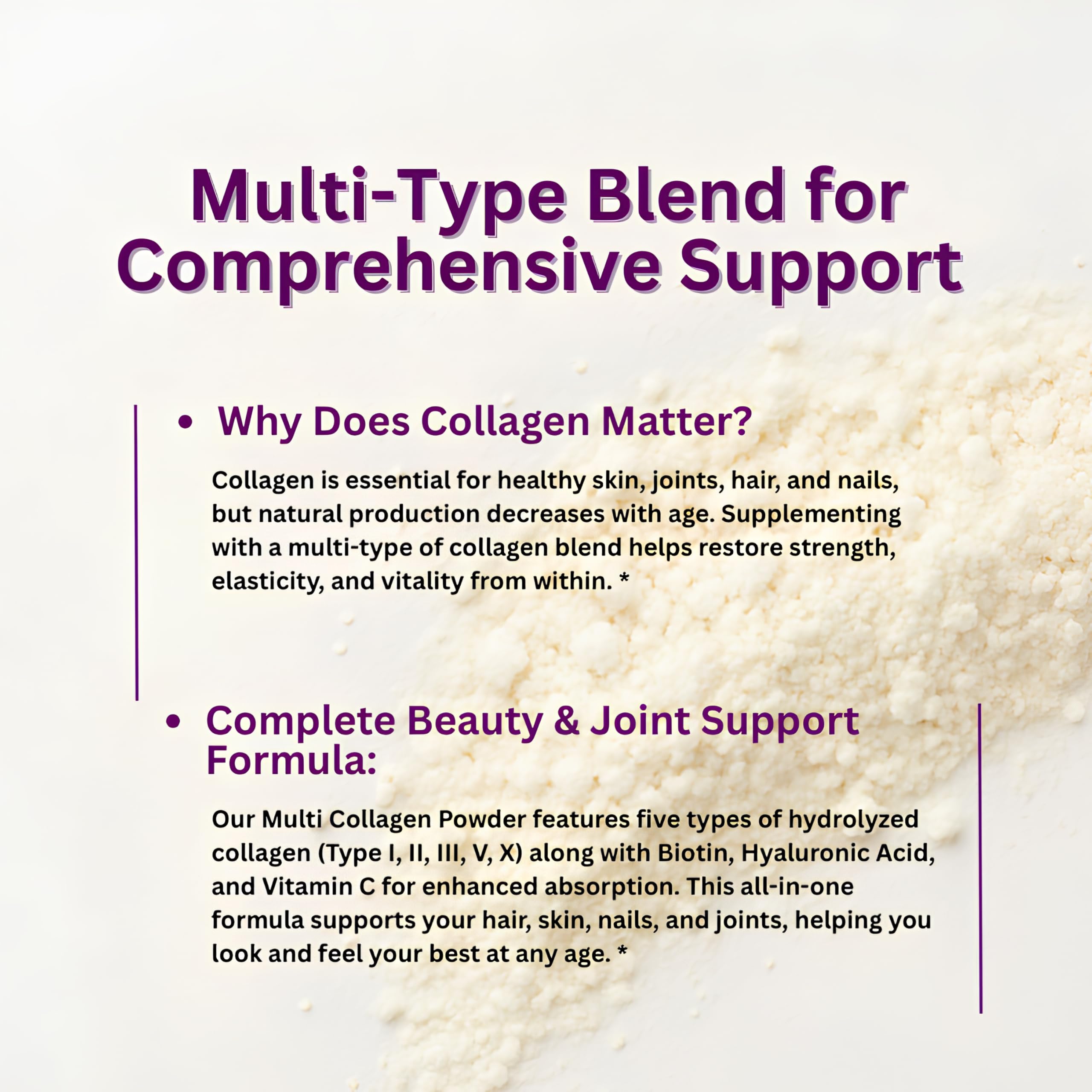 Micro Ingredients Multi Collagen Peptides Powder 2lb - Micro Ingredients Official Imagery - 6
