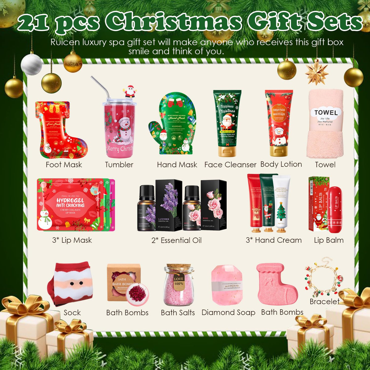 Christmas Gift Sets for Women 2025 Christmas Gift Baskets - Ruicen Official Imagery - 3